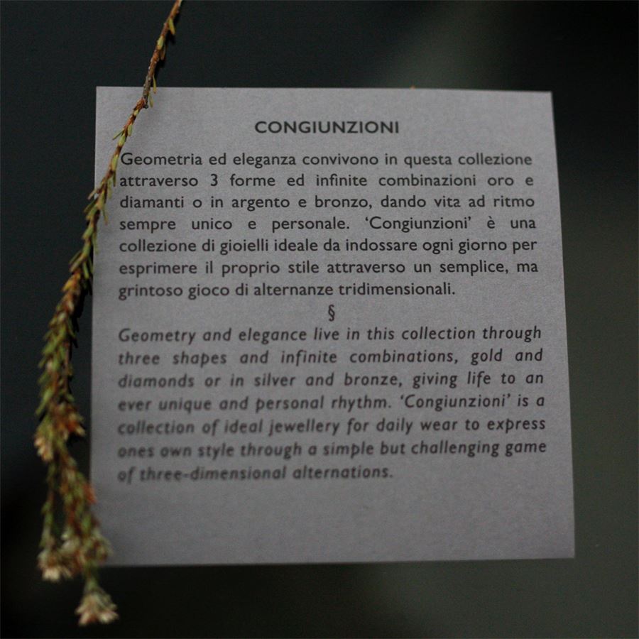 5 elements 'Congiunzioni' earrings CONGIUNZIONI | OR5 CONPARG AU9R CT 0,24